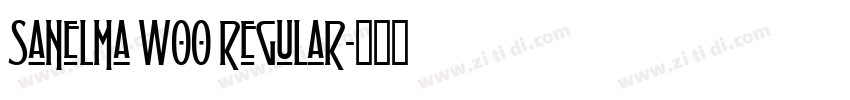 Sanelma W00 Regular字体转换